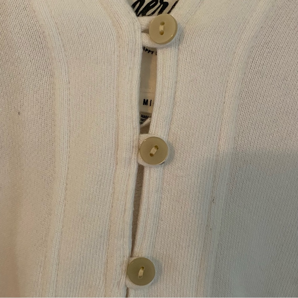 Aerie White Long Sleeve Oversize Hoodie Size Medium - Picture 10 of 12